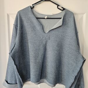 Wishlist Blue V-Neck Sweater